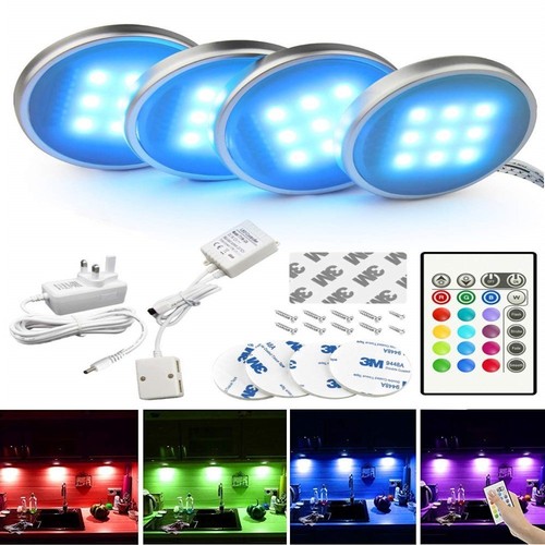 4pcs rgb led - rgb, cabinet