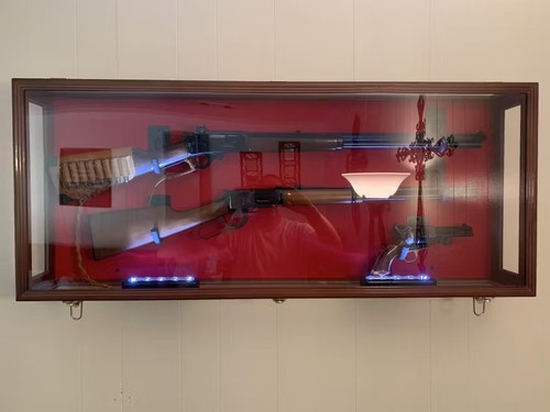 Gun display case - double, 45"
