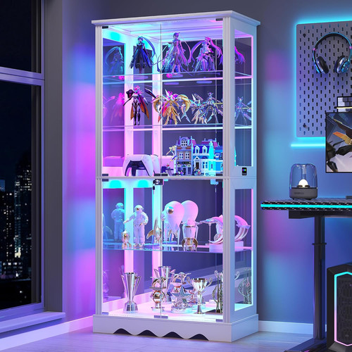 71in glass display cabinet rgb - cabinet,