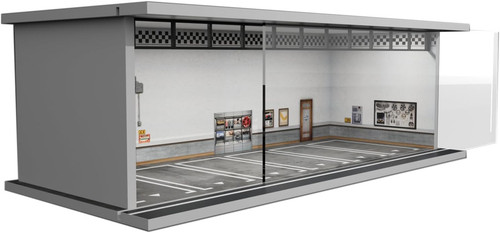 Diorama display case with - diorama,