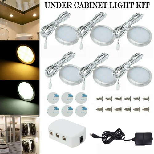 6pcs under cabinet lights - under,