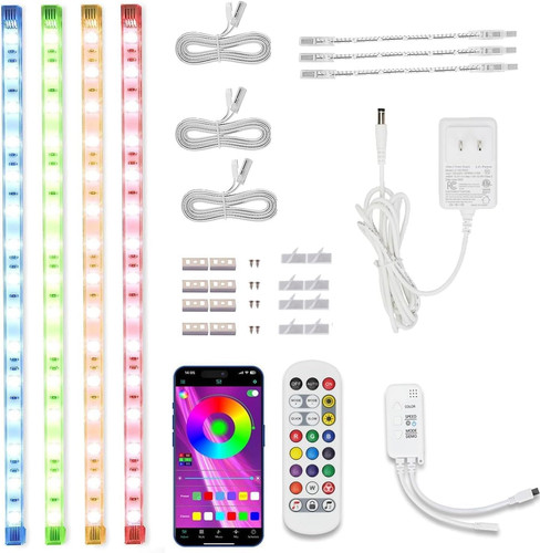 Color cabinet lighting - color, 4pcs